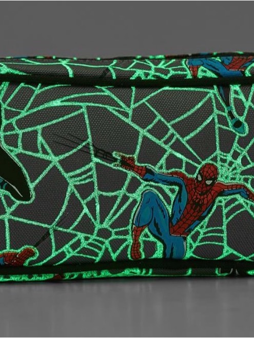 Euc Pottery Barn Kids Marvel's Spider-Man Heroes Glow-In-The-Dark Pencil Case — image 4 of 4
